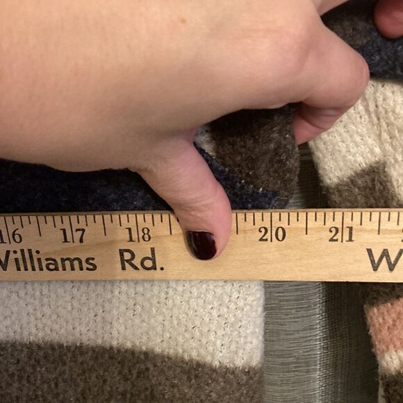 143 Story by Line Up Soft High Turtle Neck/Cowl Neck Striped Sweater - Picture 14 of 14